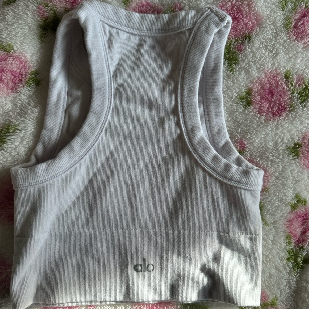 ALO Yoga White Tank Top